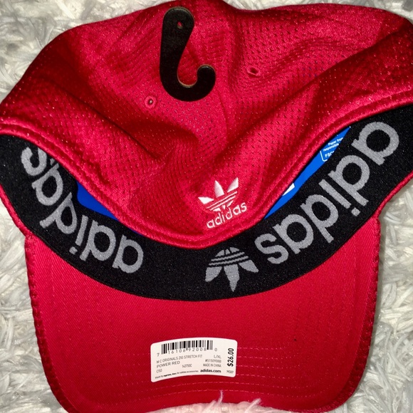Adidas Diamond Red Fitted Cap sz LG/XL - Picture 5 of 8